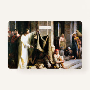 Badge Christ Guérir les malades à Bethesda par Carl Bloc