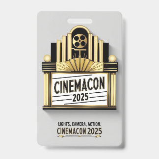 Badge CinémaCon 2025