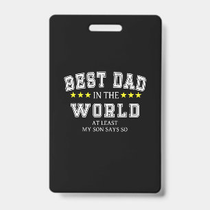Badge Citations de Grand-Père   Meilleur Papa du Monde