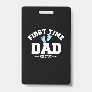 Badge Citations de grand-père Premier papa 2022