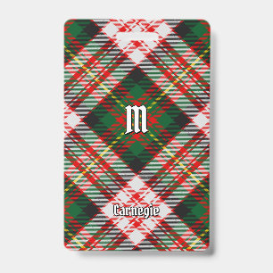 Badge Clan Carnegie robe Tartan