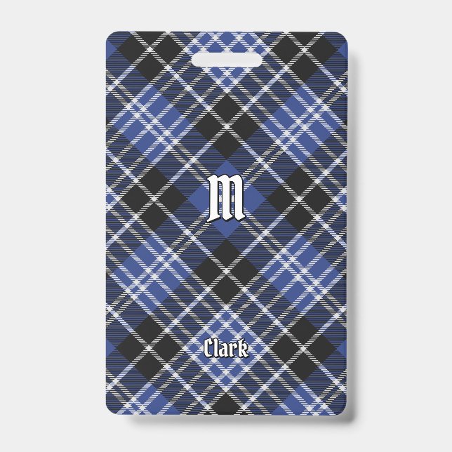 Badge Clan Clark Tartan (Avant)
