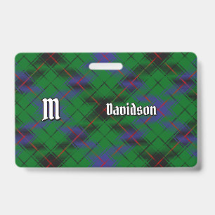 Badge Clan Davidson Tartan