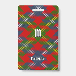 Badge Clan Forrester Tartan