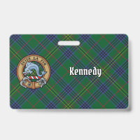 Clan Kennedy Crest sur Tartan