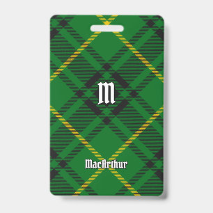 Badge Clan MacArthur Tartan