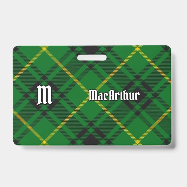 Badge Clan MacArthur Tartan (Front)