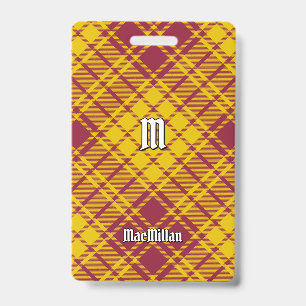Badge Clan MacMillan robe Tartan