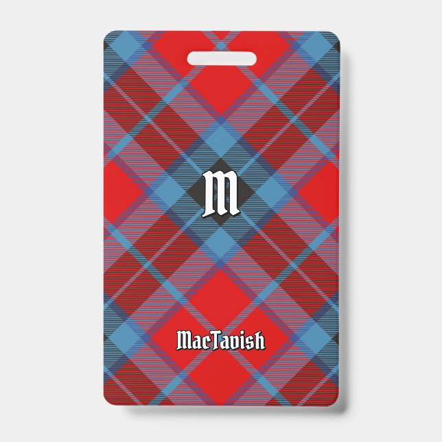 Badge Clan MacTavish Tartan (Avant)