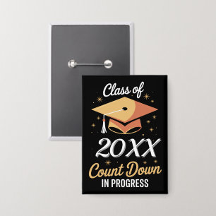 Badge Classe de 2026 compte à rebours en cours Personnal