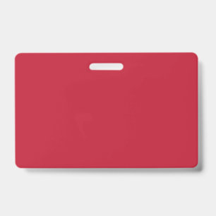 Badge Classic solide Vrai rouge
