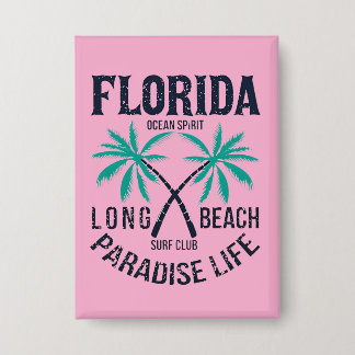 Badge Club de surf de la vie paradisiaque de Long Beach 