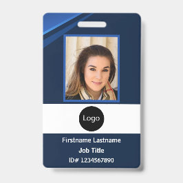 Badge code barre du logo photo