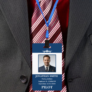 Badge Code-barres de la pièce d'identité de sécurité de
