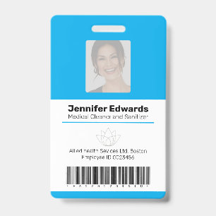 Badge Code-barres d'identification des travailleurs esse