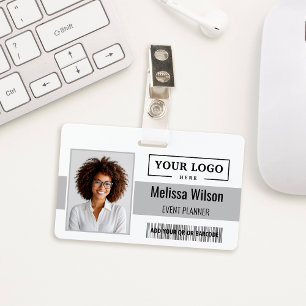 Badge Code-barres QR Code personnalisé pour entreprise E