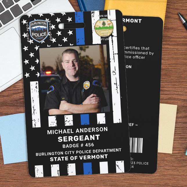 Badge Code de la barre du logo photo personnalisé du pol (Créateur téléchargé)