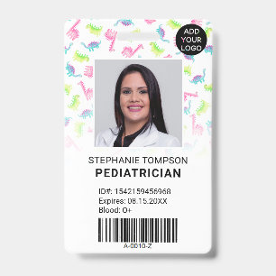 Badge Code du logo de la photo de pédiaure dinosaures mi