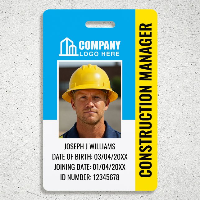 Badge Code QR du logo de l'ID du chantier de constructio (Créateur téléchargé)