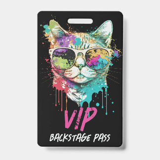 Badge Code QR ID de passeport personnalisé pour concert 