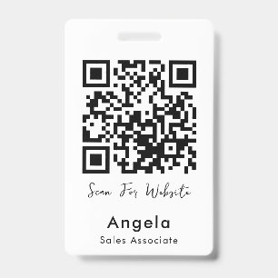 Badge Code QR simple
