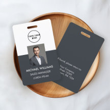 Collaborateur ID Weiss Schwarzgrau