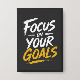 Badge Concentrez-vous sur vos objectifs Motivationnel