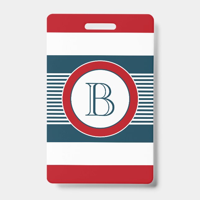 Badge Conception de monogramme (Avant)