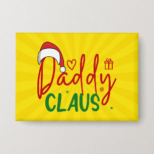 Badge Conception de Noël de Papa Noël