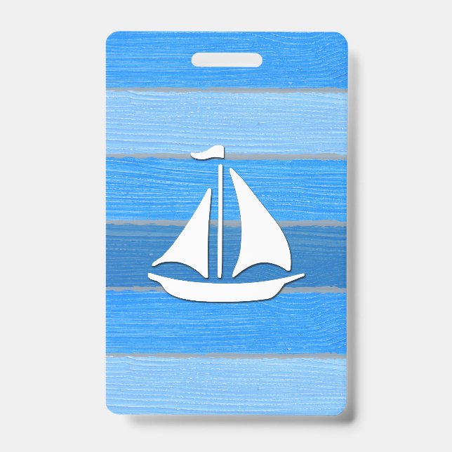 Badge Conception sur le thème nautique (Avant)