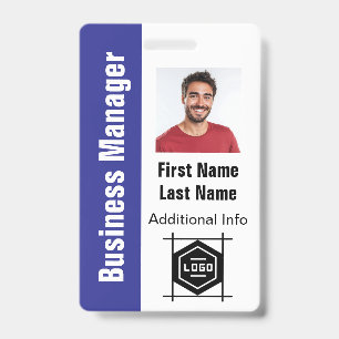 Badge concevez votre propre carte d'identité, bureau per
