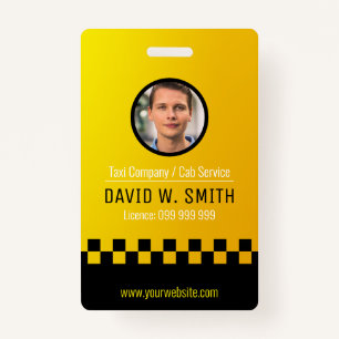 Badge Conducteur de taxi / Service de taxi