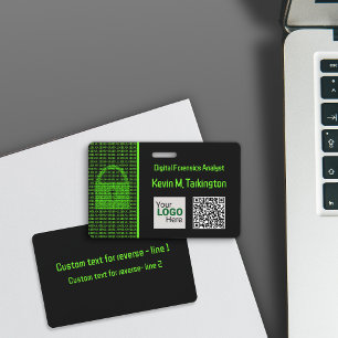 Badge Conférence Cyber & Affaires InfoSec - Verrouiller