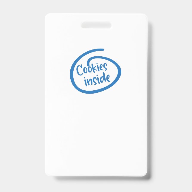Badge Cookies à l'intérieur (Front)
