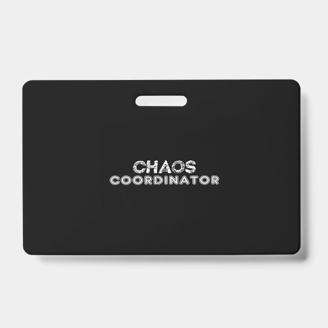 Badge coordinateur de chaos (Face)