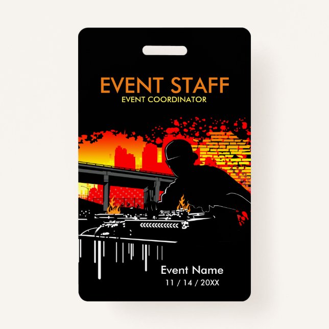 Badge Coordinateur des événements du personnel de Scratc (Devant)