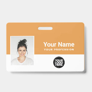 Badge Cordons personnalisés avec logo d'entreprise et no