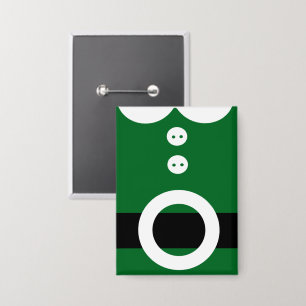 Badge Costume d'elfe de Noël - Graphisme de Noël propre