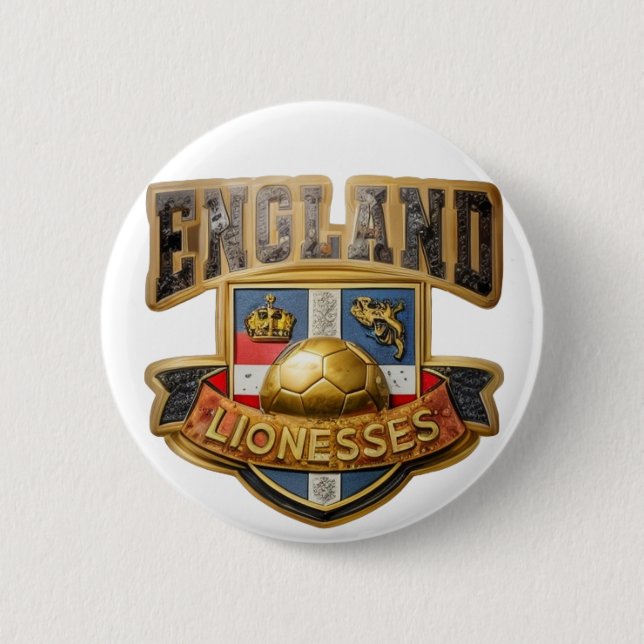 Badge couleur des lionesses anglaises (Devant)
