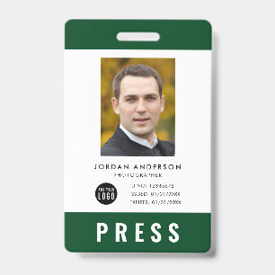 Badge Couleur personnalisée Ajouter Logo Photo Photograp