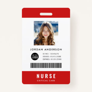 Badge Couleurs personnalisées Ajouter un logo ID photo e