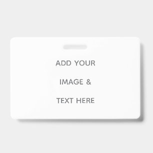 Badge Créez votre propre blanc