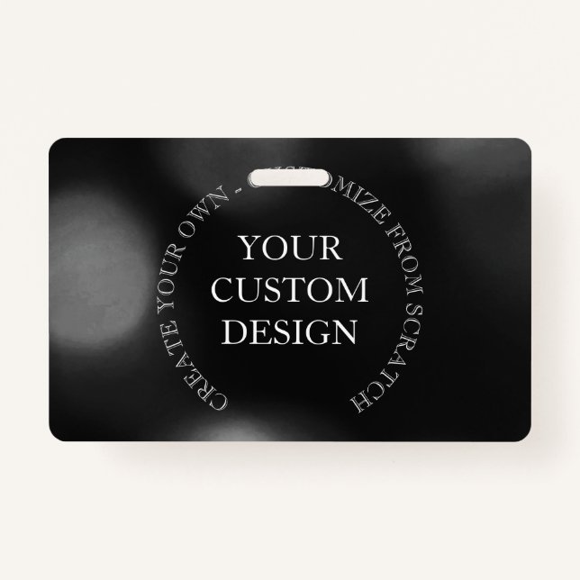 Badge Créez votre propre conception/logo personnalisé (Devant)