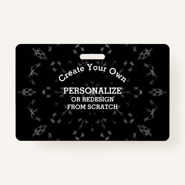 Badge Créez votre propre personnalisation (Devant)