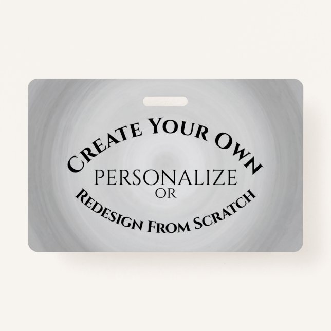 Badge Créez votre propre personnalisation (Devant)