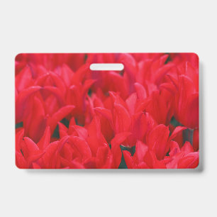 Badge Crimson Waves