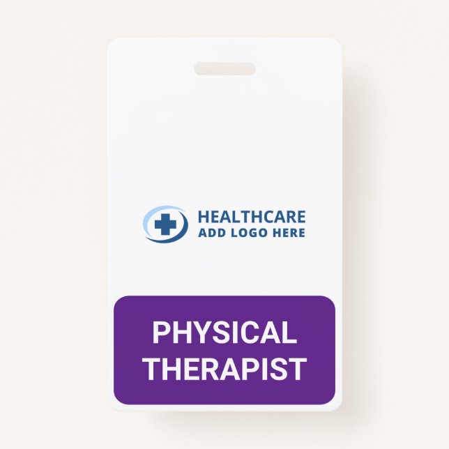 Badge Custom Color PT Physical Therapist Companion (Devant)