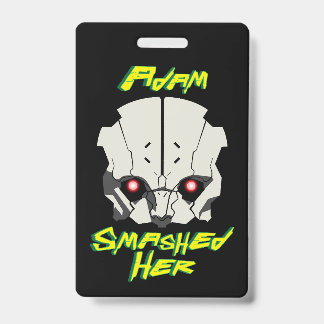 Badge cyberpunk anime edgerunners adam smasher a brisé