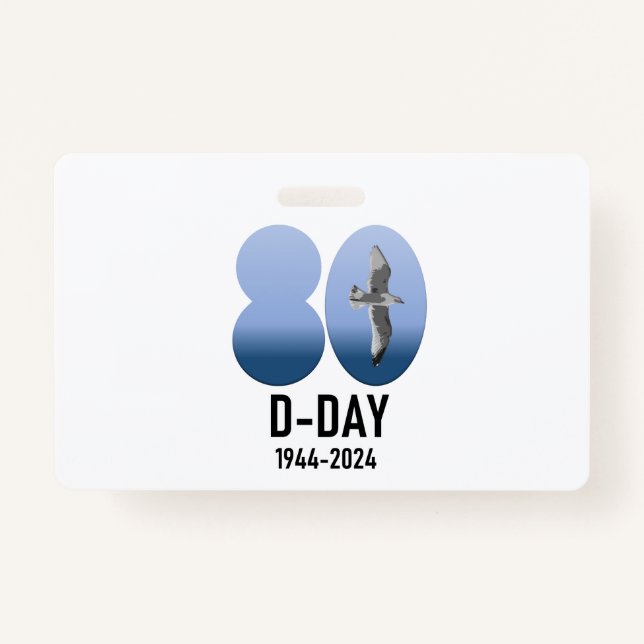 Badge D-Day 80 - 1944-2024 (Devant)