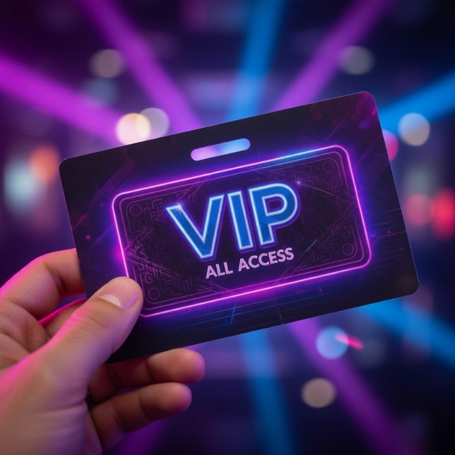 Badge d'accès total Neon VIP (Créateur téléchargé)